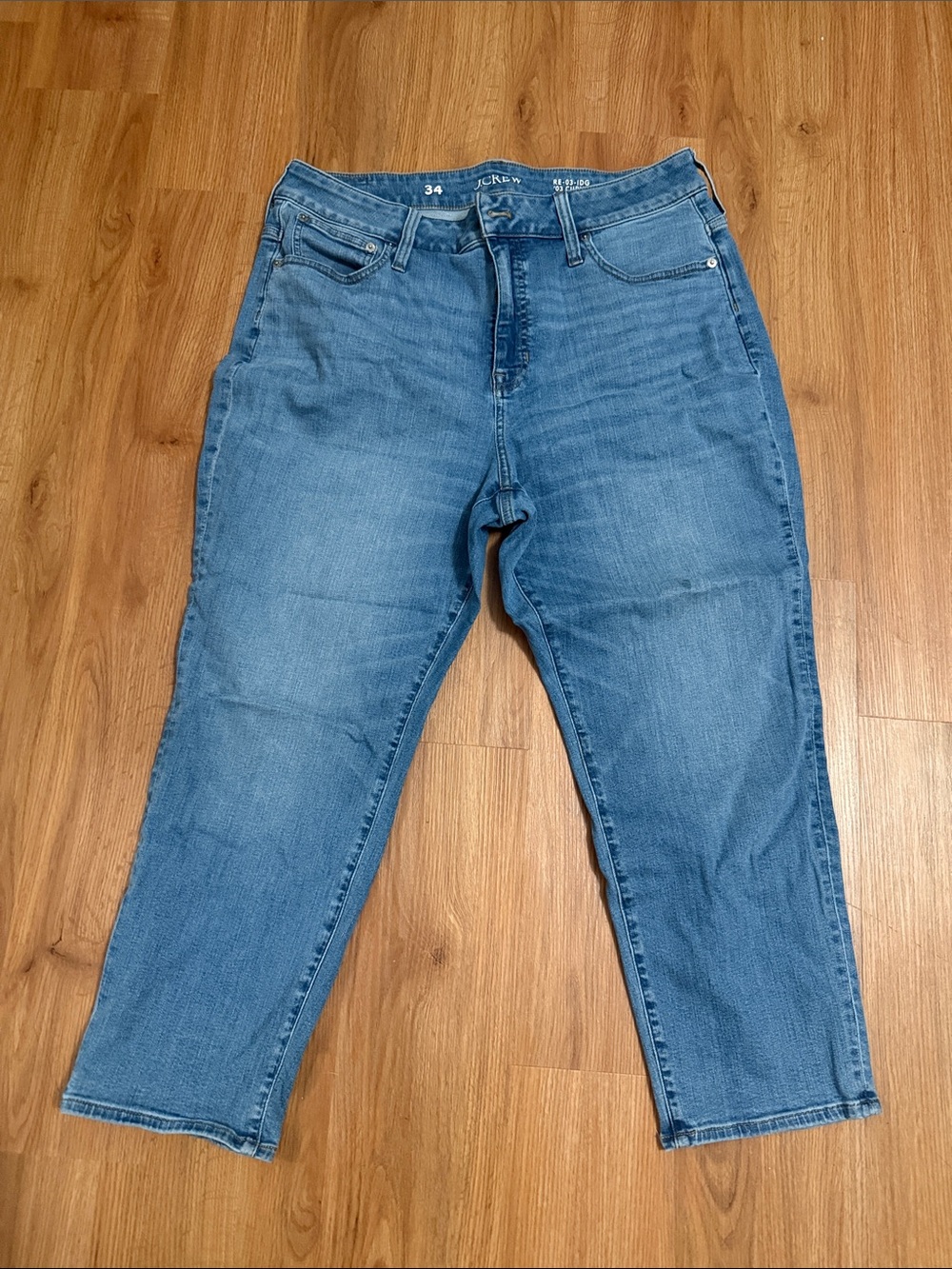 J. Crew Medium Blue Denim Boyfriend Jeans